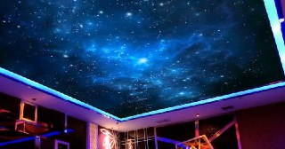 Натяжной потолок звездное небо Каменка, цена от 5275 руб.