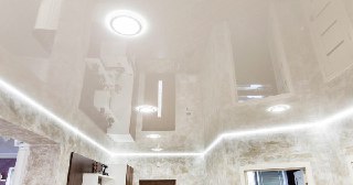 Натяжной ПВХ потолок Каменка, цена от 2119 руб.